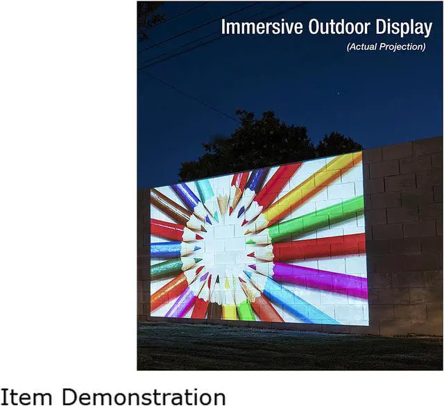 Alt view image 7 of 8 - AAXA P300 Neo 720p HD LED DLP Mini Portable Pico Projector with 420 LED Lumens, HDMI, and Media Player for Business and Home use