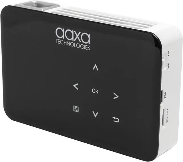 Alt view image 5 of 8 - AAXA P300 Neo 720p HD LED DLP Mini Portable Pico Projector with 420 LED Lumens, HDMI, and Media Player for Business and Home use
