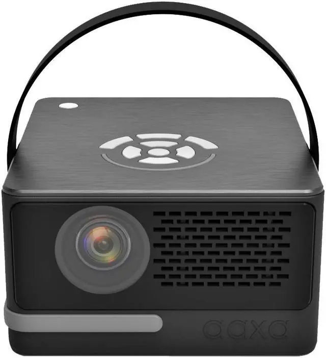 Main image of AAXA P6 Ultimate Smart Mini  Projector, 6 Hour Battery, 1100 LED Lumens, Bluetooth 5.0 Speaker, Wireless Mirroring, 3D Ready, HDMI/USB/TF Inputs (HP-P6U-01)