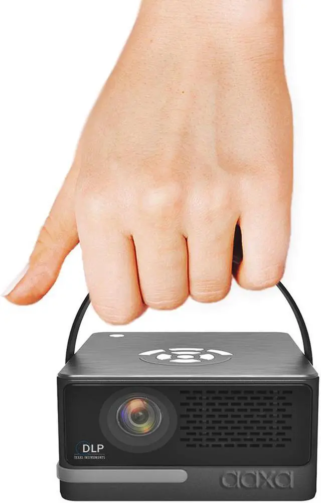 Alt view image 5 of 11 - AAXA P6 Ultimate Smart Mini  Projector, 6 Hour Battery, 1100 LED Lumens, Bluetooth 5.0 Speaker, Wireless Mirroring, 3D Ready, HDMI/USB/TF Inputs (HP-P6U-01)