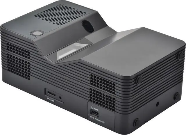 Alt view image 2 of 14 - AAXA M8 UST Laser Projector Ultra Short Throw 4K Laser Projector 1100 LD Lumens, BT 5.4, WiFi 6, USBC Mirroring, 2xHDMI, Optical Audio, Efocus, Auto Keystone, Smart Projector