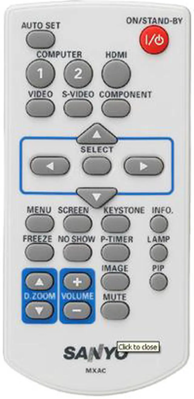 Alt view image 3 of 3 - SANYO PLC-WXU300 1280 x 800 2500 lumens 3LCD Ultra-Portable 3LCD Built-in Network HDMI Projector 500:1