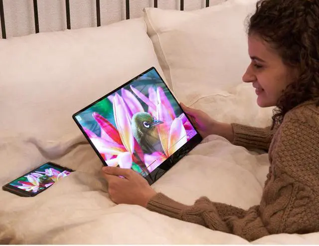 Alt view image 8 of 8 - Ricoh 15.6" Portable Monitor 150BW Wireless - 1920 x 1080 - OLED Display - USB C - Dual Speaker