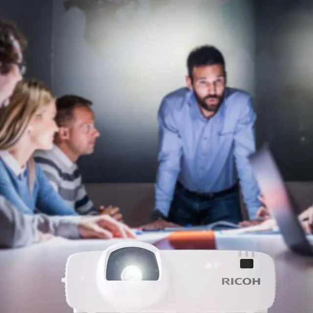 Alt view image 7 of 10 - RICOH Short Throw Laser Projector PJ WUL5A40ST