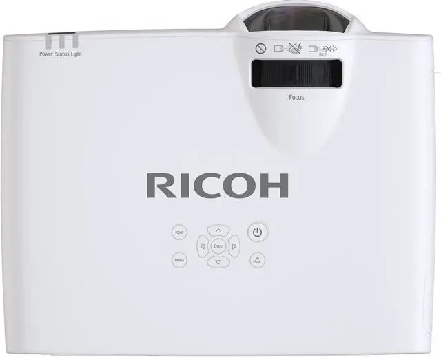 Alt view image 5 of 10 - RICOH Short Throw Laser Projector PJ WUL5A40ST