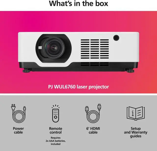 Alt view image 4 of 10 - RICOH High-End Laser Projectors PJ WUL6760