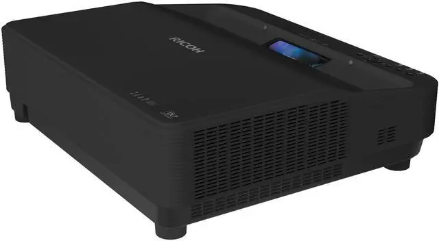 Alt view image 3 of 12 - Ricoh UHL3660 Ultra Short Throw Laser Projector (432684) - Black