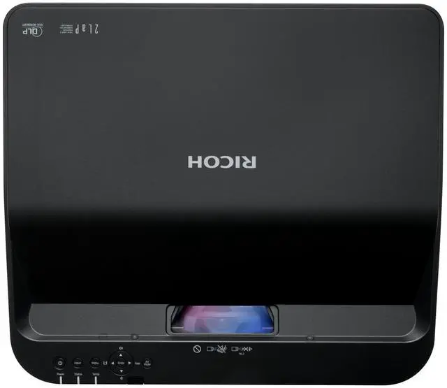 Alt view image 6 of 12 - Ricoh UHL3660 Ultra Short Throw Laser Projector (432684) - Black