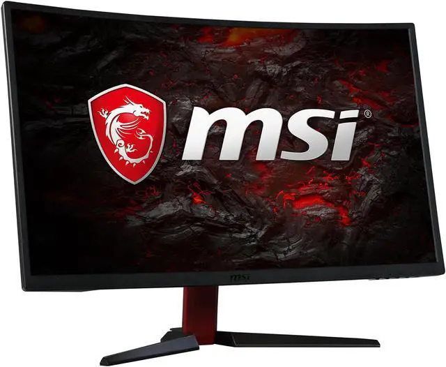 Alt view image 4 of 8 - MSI Optix G27C Black/Red 27" Curved FHD 1080p 1ms (MPRT) 144 Hz AMD FreeSync Gaming Monitor, 16:9 Aspect Ratio, 110% sRGB, 178 Degree Viewing Angle, DVI/HDMI/DisplayPort, Tilt Capable