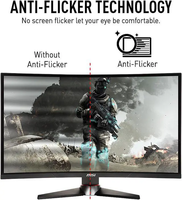 Alt view image 11 of 20 - MSI 27" 144 Hz VA FHD Gaming Monitor AMD FreeSync DVI, HDMI, DisplayPort Optix MAG27C