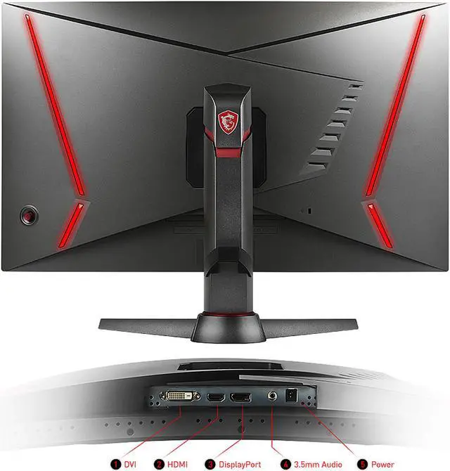 Alt view image 16 of 20 - MSI 27" 144 Hz VA FHD Gaming Monitor AMD FreeSync DVI, HDMI, DisplayPort Optix MAG27C