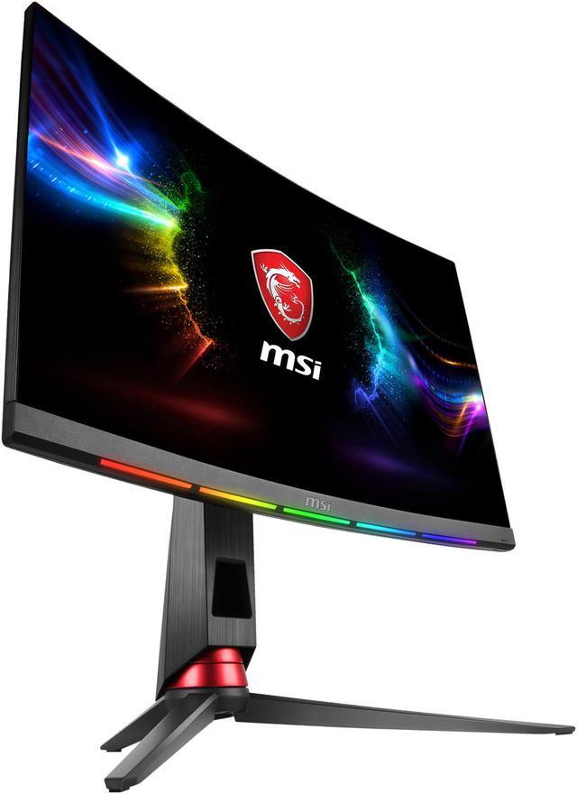 Alt view image 6 of 17 - MSI Optix MPG27CQ 27" Full HD RGB LED Non-Glare Super Narrow Bezel 1 ms 2560 x 1440 144Hz Refresh Rate Steel Series GameSense FreeSync Technology Curved Gaming Monitor