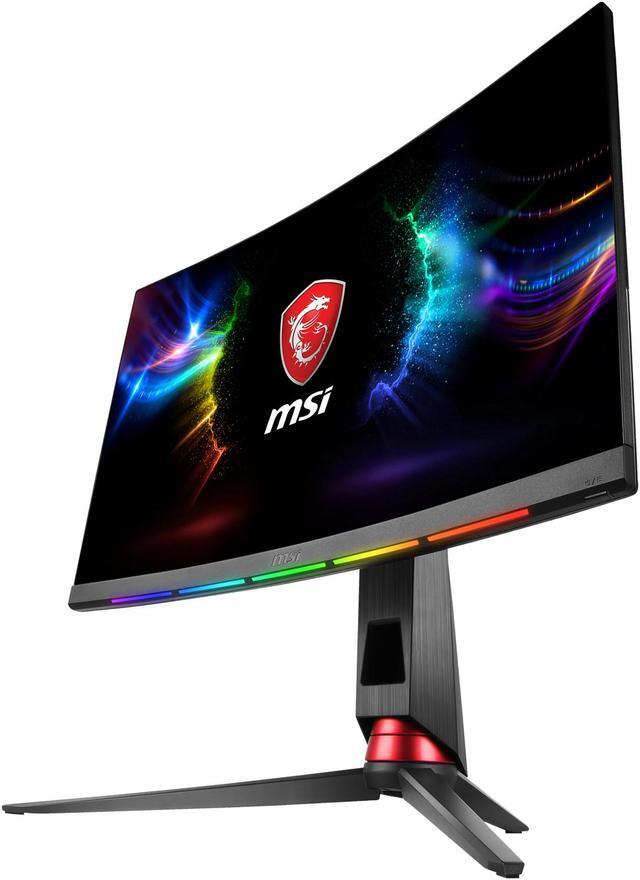 Alt view image 5 of 17 - MSI Optix MPG27CQ 27" Full HD RGB LED Non-Glare Super Narrow Bezel 1 ms 2560 x 1440 144Hz Refresh Rate Steel Series GameSense FreeSync Technology Curved Gaming Monitor
