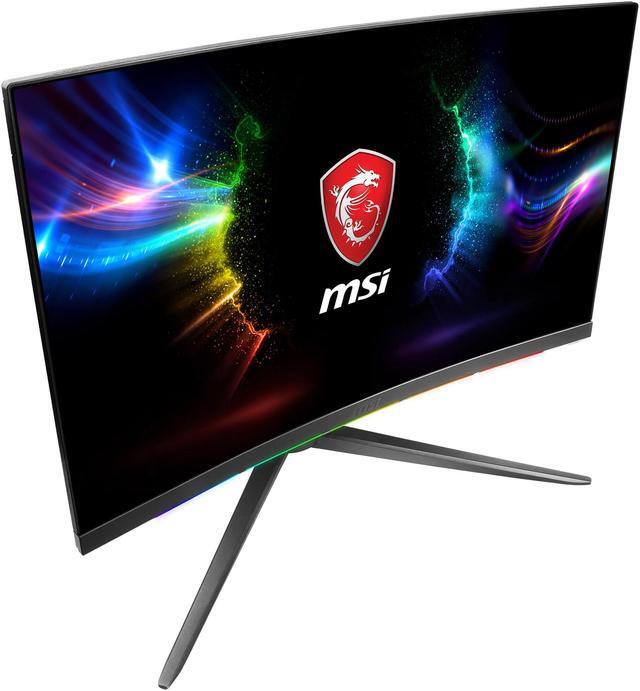 Alt view image 8 of 17 - MSI Optix MPG27CQ 27" Full HD RGB LED Non-Glare Super Narrow Bezel 1 ms 2560 x 1440 144Hz Refresh Rate Steel Series GameSense FreeSync Technology Curved Gaming Monitor