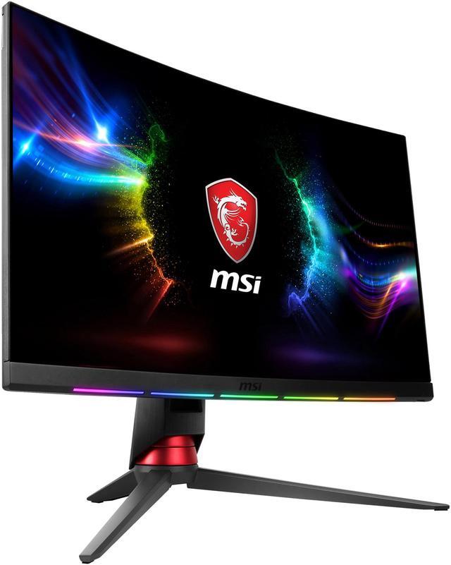 Alt view image 4 of 17 - MSI Optix MPG27CQ 27" Full HD RGB LED Non-Glare Super Narrow Bezel 1 ms 2560 x 1440 144Hz Refresh Rate Steel Series GameSense FreeSync Technology Curved Gaming Monitor