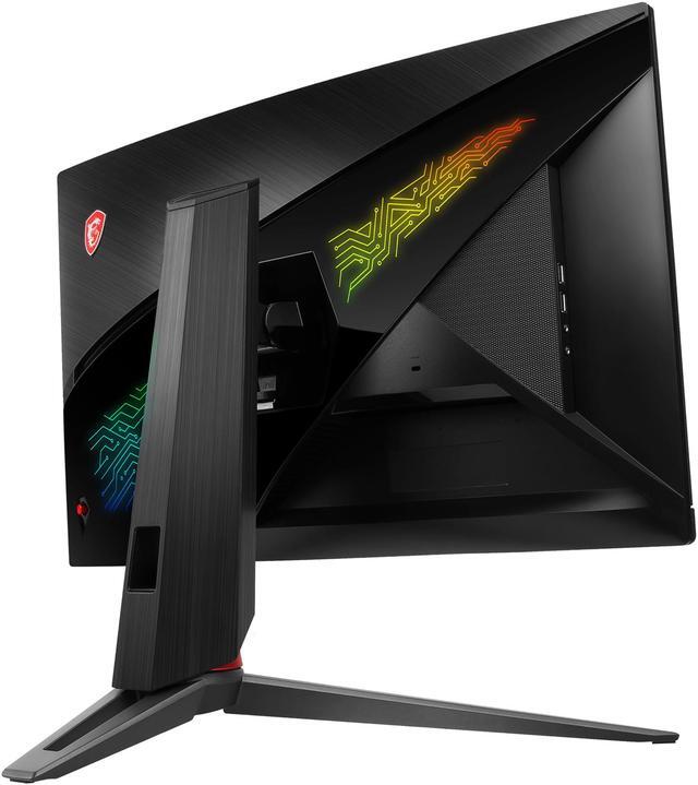 Alt view image 11 of 17 - MSI Optix MPG27CQ 27" Full HD RGB LED Non-Glare Super Narrow Bezel 1 ms 2560 x 1440 144Hz Refresh Rate Steel Series GameSense FreeSync Technology Curved Gaming Monitor