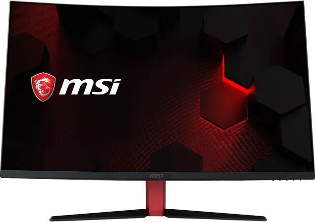 Alt view image 2 of 14 - MSI Optix AG32CQ Black / Red 31.5" 144Hz Curved 2K Gaming Monitor, 2560 x 1440, FreeSync, Widescreen LED Backlight, HDMI, and 250 cd/m2 3000:1