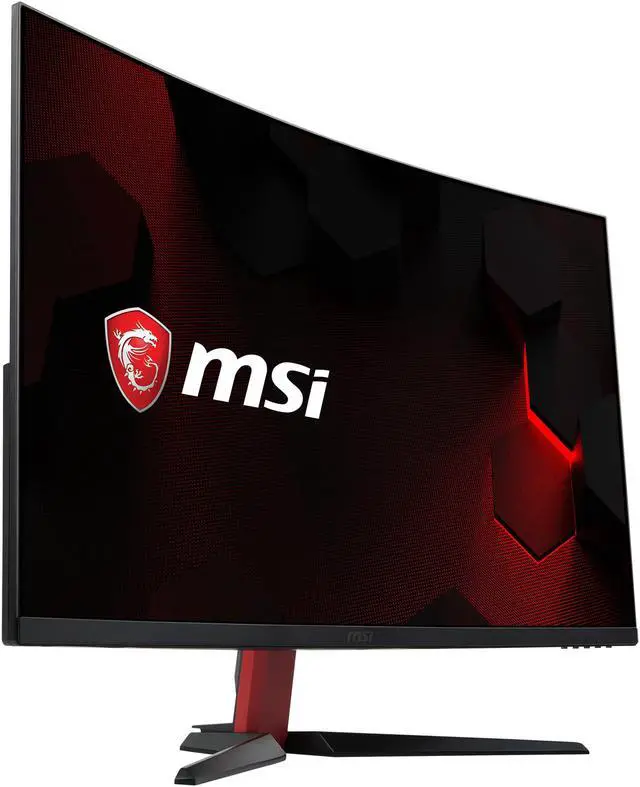 Alt view image 3 of 14 - MSI Optix AG32CQ Black / Red 31.5" 144Hz Curved 2K Gaming Monitor, 2560 x 1440, FreeSync, Widescreen LED Backlight, HDMI, and 250 cd/m2 3000:1