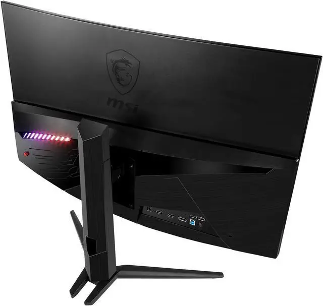 Alt view image 10 of 15 - MSI Optix MAG321CQR 32" WQHD Non-Glare Super Narrow Bezel 1ms 2560 x 1440 Resolution 144Hz Refresh Rate FreeSync Technology Height Adjustable Curved Monitor