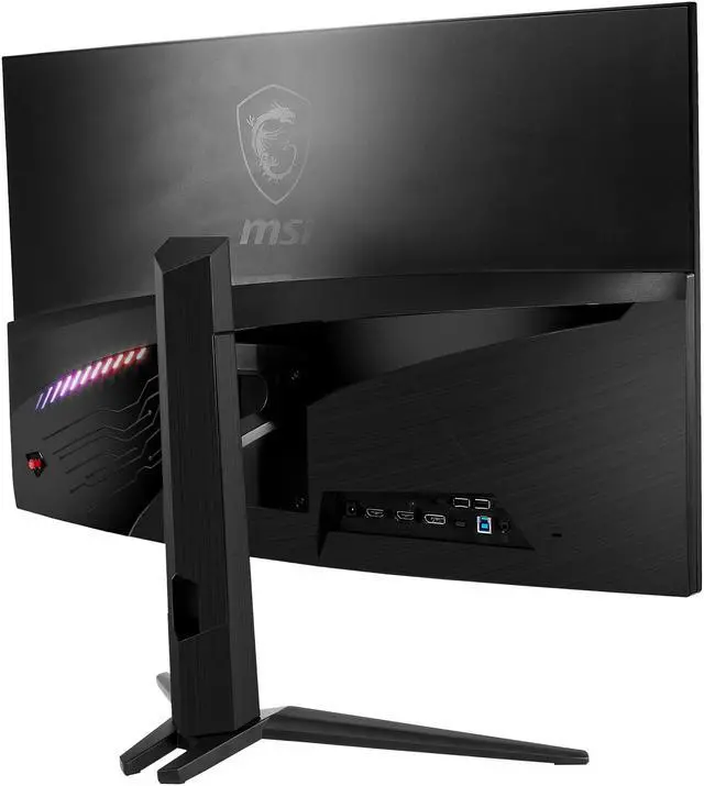 Alt view image 8 of 14 - MSI Optix MAG321CURV 32" (Actual size 31.5") 3840 x 2160 4K 60Hz DisplayPort HDMI USB 3.1 Type-C HDR Ready Curved Gaming Monitor