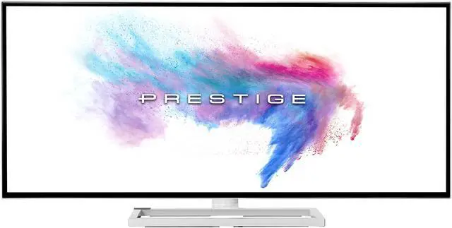 Alt view image 5 of 15 - MSI Prestige PS341WU 34" 5120 x 2160 5K Resolution 60Hz HDMI DisplayPort USB Type-C HDR 600 Nano IPS Monitor