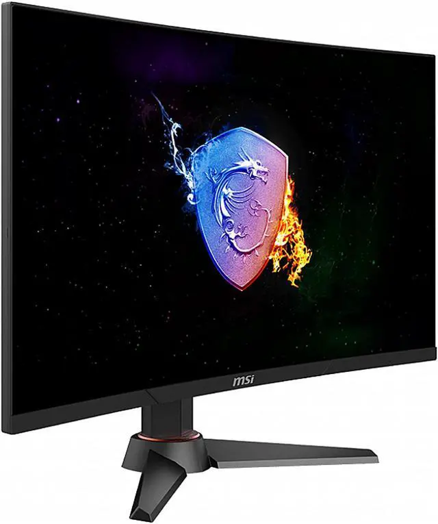 Alt view image 4 of 6 - MSI Optix MAG270VC2 27" Full HD 1920 x 1080 1ms (MPRT) 165 Hz HDMI, DisplayPort FreeSync (AMD Adaptive Sync) Height Adjustable Curved Gaming Monitor
