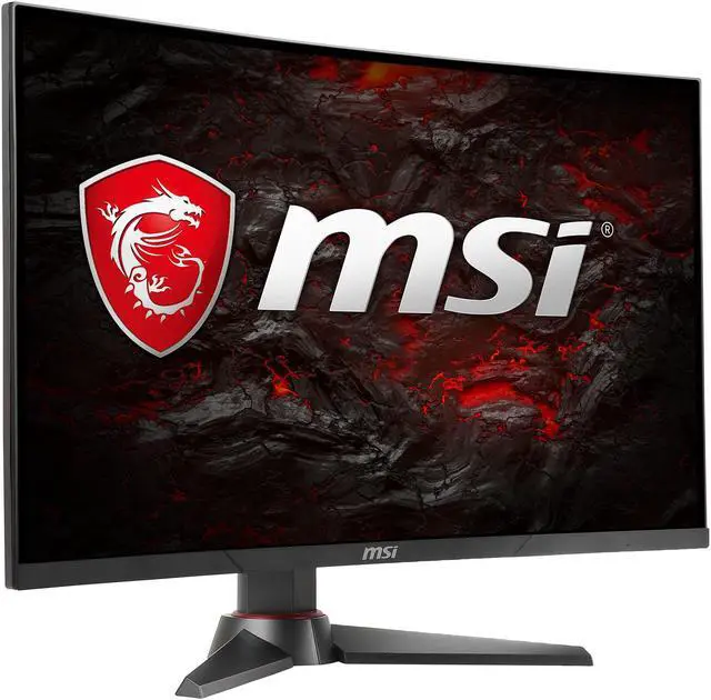 Alt view image 3 of 7 - MSI Optix MAG240CR 24" (23.5" Viewable) Full HD 1920 x 1080 1ms (MPRT) 165Hz (Overclock) HDMI, DisplayPort FreeSync Height Adjustable Curved Gaming Monitor