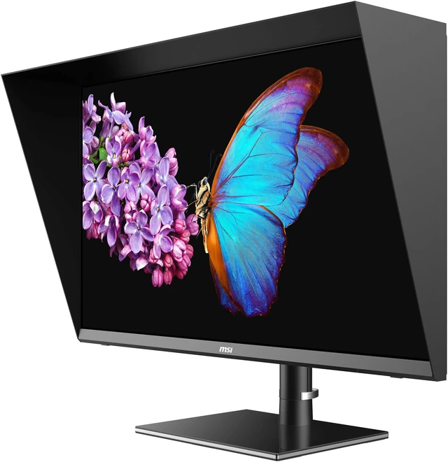 Alt view image 6 of 10 - MSI 32" 60Hz IPS UHD Monitor 4 ms (GTG) 2 x HDMI, DisplayPort, USB-C Creator PS321URV