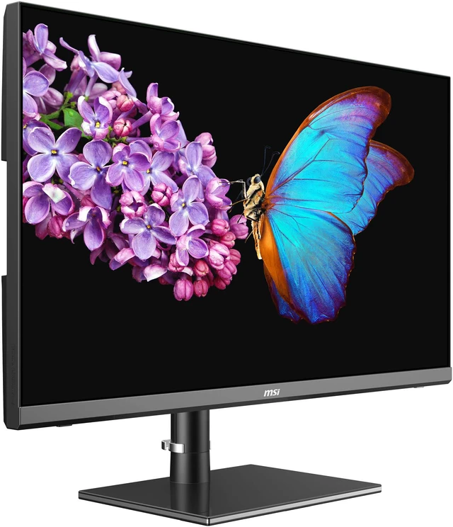 Alt view image 4 of 10 - MSI 32" 60Hz IPS UHD Monitor 4 ms (GTG) 2 x HDMI, DisplayPort, USB-C Creator PS321URV