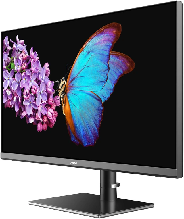 Alt view image 3 of 10 - MSI 32" 60Hz IPS UHD Monitor 4 ms (GTG) 2 x HDMI, DisplayPort, USB-C Creator PS321URV