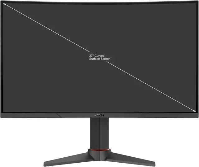 Alt view image 2 of 20 - MSI Optix MAG271VCR 27" Full HD 1920 x 1080 1ms (MPRT) 165Hz 2 x HDMI, DisplayPort FreeSync Height Adjustable Curved Gaming Monitor