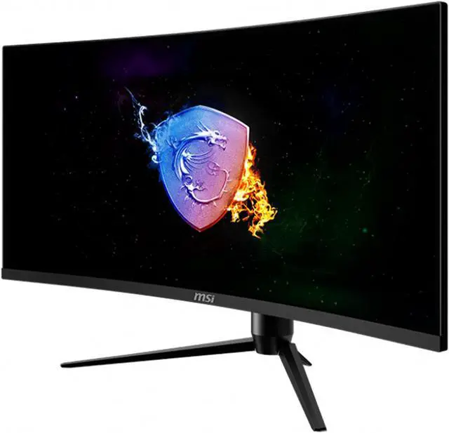 Alt view image 5 of 6 - MSI Optix MAG342CQR 34" UWQHD 3440 x 1440 (2K) 1ms (MPRT) 144 Hz 2 x HDMI, DisplayPort AMD FreeSync Curved Gaming Monitor