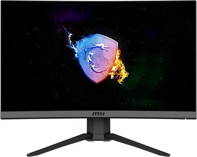 Alt view image 2 of 20 - MSI Optix G24C6P 24" (23.8" Viewable) Full HD 1920 x 1080 144Hz 1ms, HDMI DisplayPort AMD FreeSync Premium, VESA Tilt Height Adjust Curved Gaming Monitor