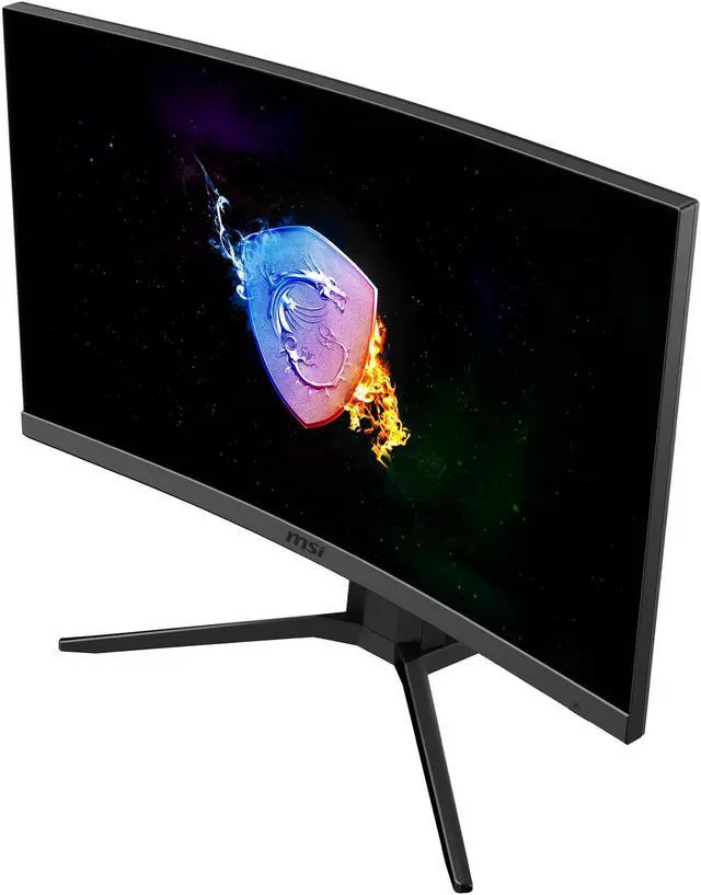 Alt view image 6 of 20 - MSI Optix G24C6P 24" (23.8" Viewable) Full HD 1920 x 1080 144Hz 1ms, HDMI DisplayPort AMD FreeSync Premium, VESA Tilt Height Adjust Curved Gaming Monitor
