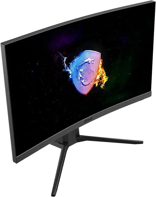 Alt view image 4 of 20 - MSI Optix G24C6P 24" (23.8" Viewable) Full HD 1920 x 1080 144Hz 1ms, HDMI DisplayPort AMD FreeSync Premium, VESA Tilt Height Adjust Curved Gaming Monitor