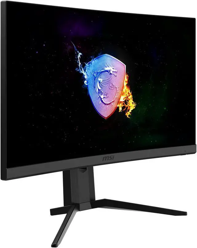 Alt view image 3 of 20 - MSI Optix G24C6P 24" (23.8" Viewable) Full HD 1920 x 1080 144Hz 1ms, HDMI DisplayPort AMD FreeSync Premium, VESA Tilt Height Adjust Curved Gaming Monitor