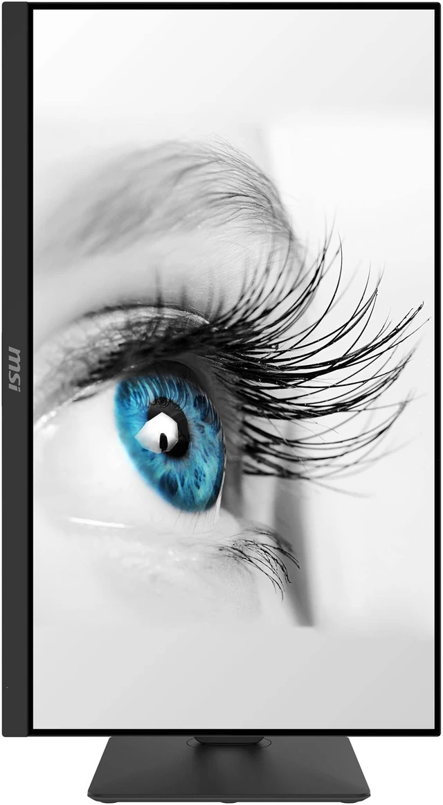 Alt view image 10 of 12 - MSI Pro Series MP271P 27" Full HD 1920 x 1080 IPS 75Hz D-Sub, HDMI Built-in Speakers Pivot Swivel, Tilt Height Adjustable Monitor