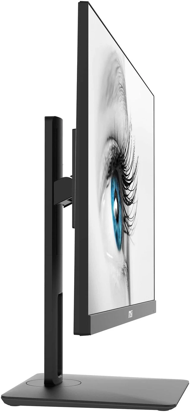 Alt view image 9 of 12 - MSI Pro Series MP271P 27" Full HD 1920 x 1080 IPS 75Hz D-Sub, HDMI Built-in Speakers Pivot Swivel, Tilt Height Adjustable Monitor