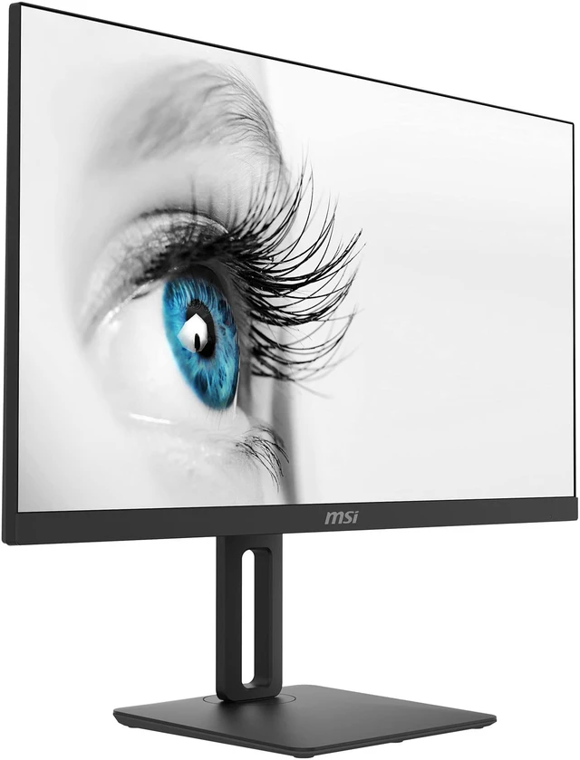 Alt view image 3 of 12 - MSI Pro Series MP271P 27" Full HD 1920 x 1080 IPS 75Hz D-Sub, HDMI Built-in Speakers Pivot Swivel, Tilt Height Adjustable Monitor