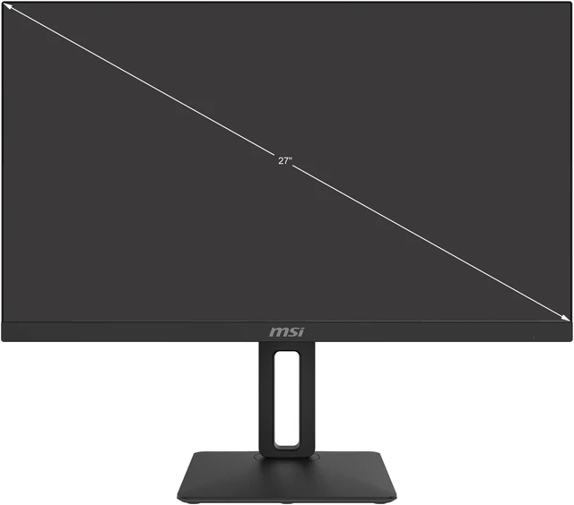 Alt view image 2 of 12 - MSI Pro Series MP271P 27" Full HD 1920 x 1080 IPS 75Hz D-Sub, HDMI Built-in Speakers Pivot Swivel, Tilt Height Adjustable Monitor