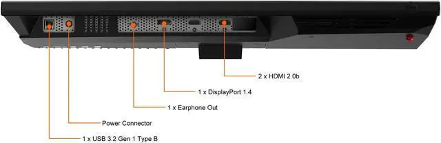 Alt view image 11 of 16 - MSI 24.5" Oculux NXG253R 1920 x 1080 FHD 360Hz Rapid IPS 1ms GTG DisplayPort HDMI USB 3.2 Tilt Swivel Pivot Height Adjust VESA G-Sync Gaming Monitor