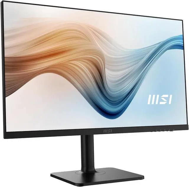 Alt view image 4 of 19 - MSI Modern MD271P 27" FHD 1920 x 1080 75Hz IPS HDMI USB Type-C, Swivel, Pivot, Height Adjust, Tilt VESA Built-in Speakers Monitor