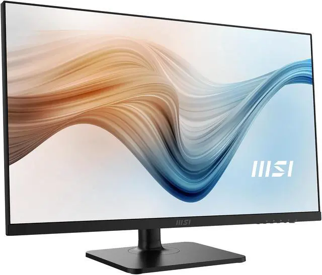 Alt view image 6 of 19 - MSI Modern MD271P 27" FHD 1920 x 1080 75Hz IPS HDMI USB Type-C, Swivel, Pivot, Height Adjust, Tilt VESA Built-in Speakers Monitor