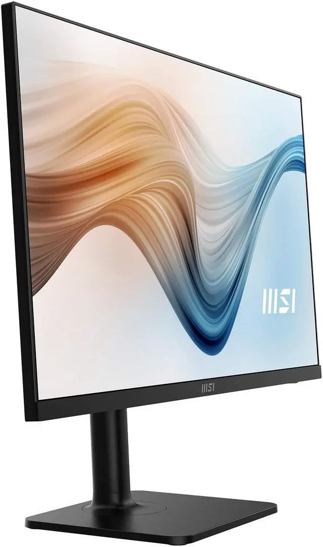 Alt view image 10 of 19 - MSI Modern MD271P 27" FHD 1920 x 1080 75Hz IPS HDMI USB Type-C, Swivel, Pivot, Height Adjust, Tilt VESA Built-in Speakers Monitor