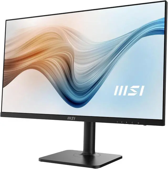 Alt view image 3 of 19 - MSI Modern MD271P 27" FHD 1920 x 1080 75Hz IPS HDMI USB Type-C, Swivel, Pivot, Height Adjust, Tilt VESA Built-in Speakers Monitor
