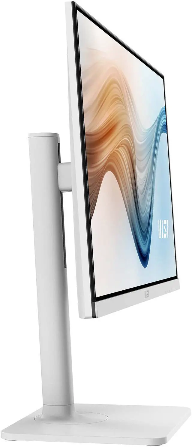 Alt view image 10 of 16 - MSI Modern MD241PW 24" (23.8" Viewable) 1920 x 1080 FHD 75Hz IPS HDMI USB Type-C Swivel, Pivot, Height Adjust, Tilt, VESA Built-in Speakers Monitor