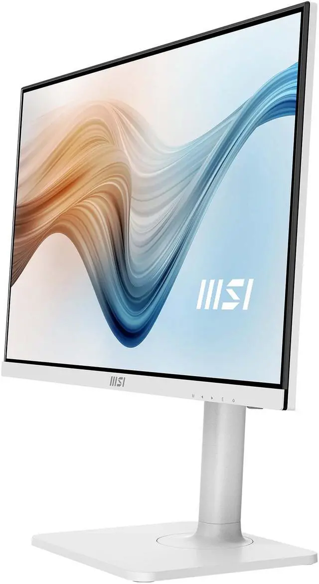 Alt view image 7 of 16 - MSI Modern MD241PW 24" (23.8" Viewable) 1920 x 1080 FHD 75Hz IPS HDMI USB Type-C Swivel, Pivot, Height Adjust, Tilt, VESA Built-in Speakers Monitor
