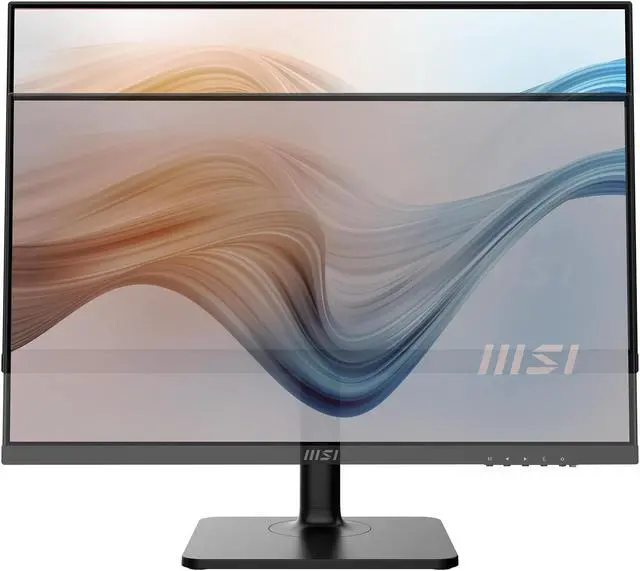 Alt view image 11 of 18 - MSI Modern MD241P 24" (23.8" Viewable) 1920 x 1080 FHD 75Hz IPS HDMI USB Type-C Swivel Pivot Height Adjust Tilt Built-in Speakers Monitor