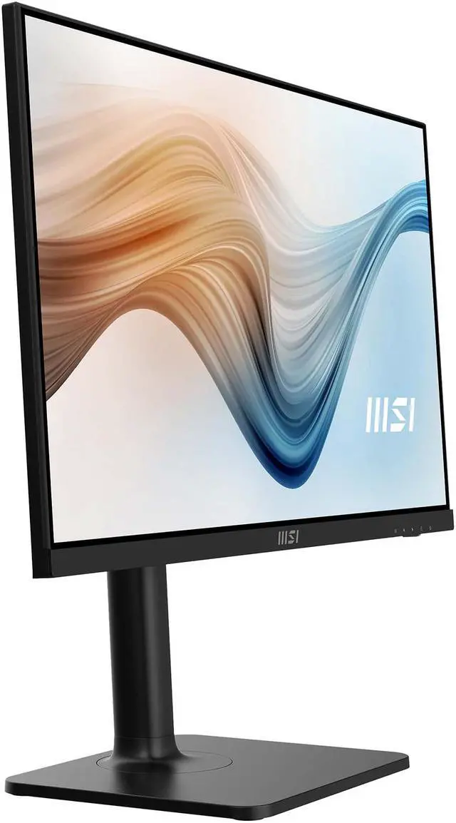 Alt view image 8 of 18 - MSI Modern MD241P 24" (23.8" Viewable) 1920 x 1080 FHD 75Hz IPS HDMI USB Type-C Swivel Pivot Height Adjust Tilt Built-in Speakers Monitor