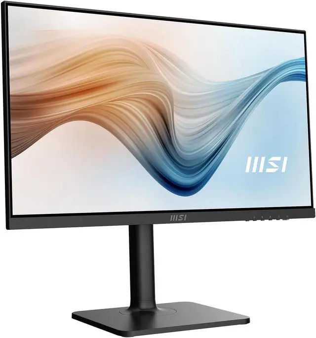 Alt view image 5 of 18 - MSI Modern MD241P 24" (23.8" Viewable) 1920 x 1080 FHD 75Hz IPS HDMI USB Type-C Swivel Pivot Height Adjust Tilt Built-in Speakers Monitor